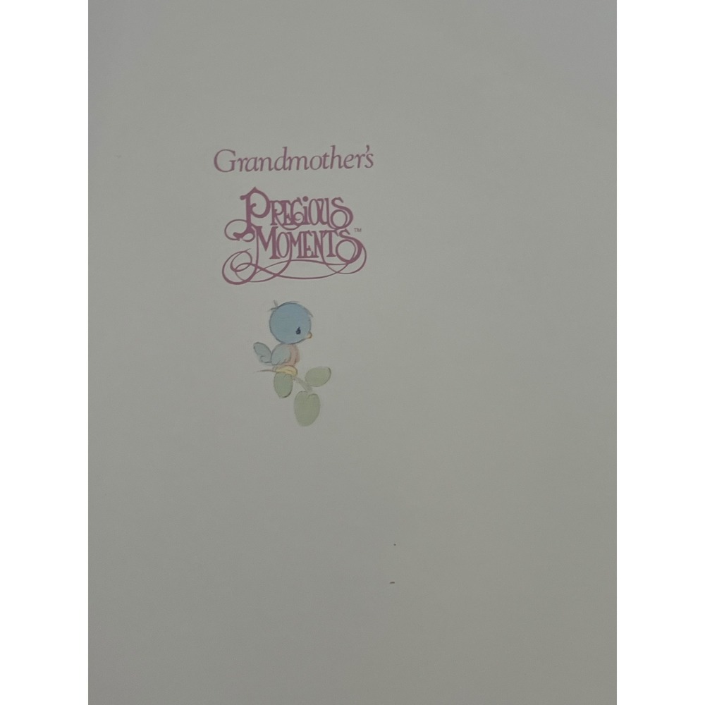 Precious Moments Grandmother's Special Memories For My Grandchild Keepsake Book - Picture 5 of 6